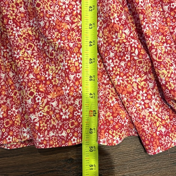 Max Studio NWT Maxi Ruffle Floral Dress, size Small in Polyester/Spandex blend. - Picture 12 of 12